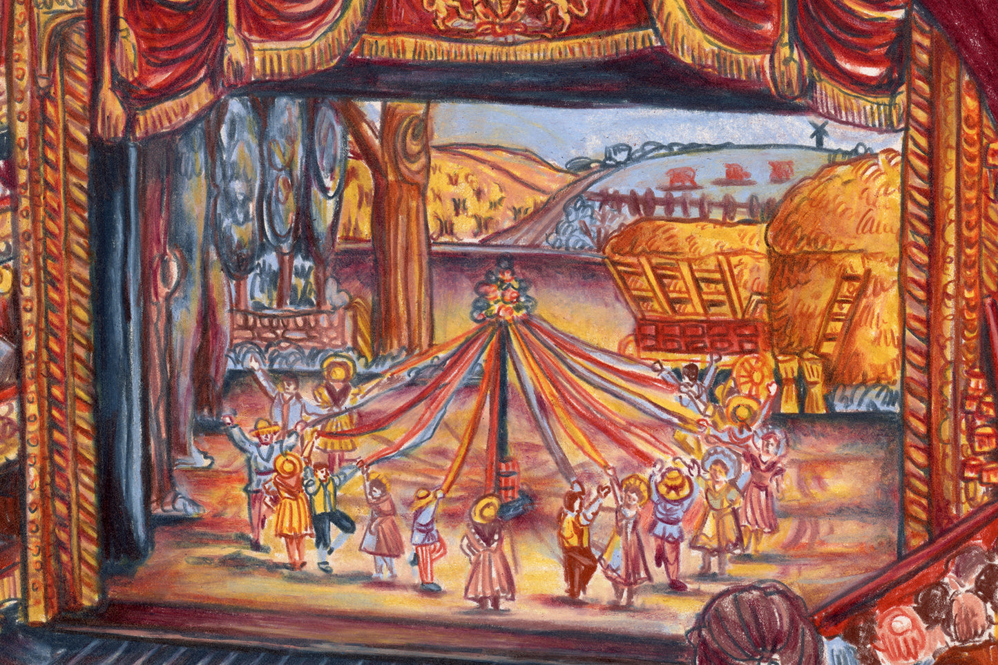 A Night at the Ballet - Original Drawing