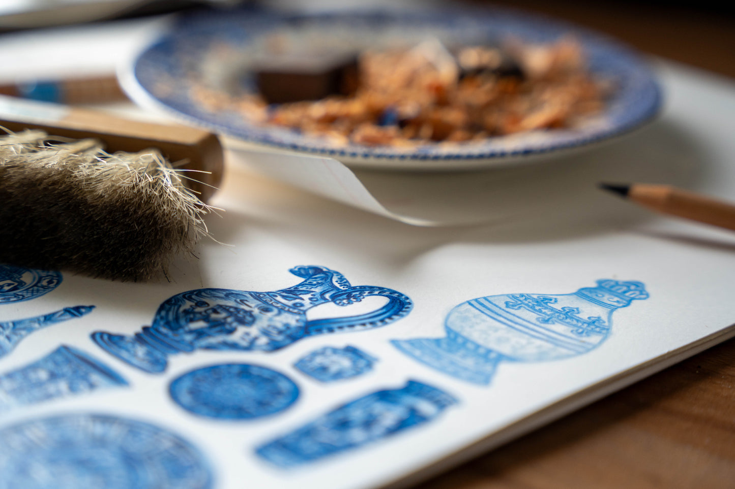 ASIAN BLUE — Limited Edition Print of 100