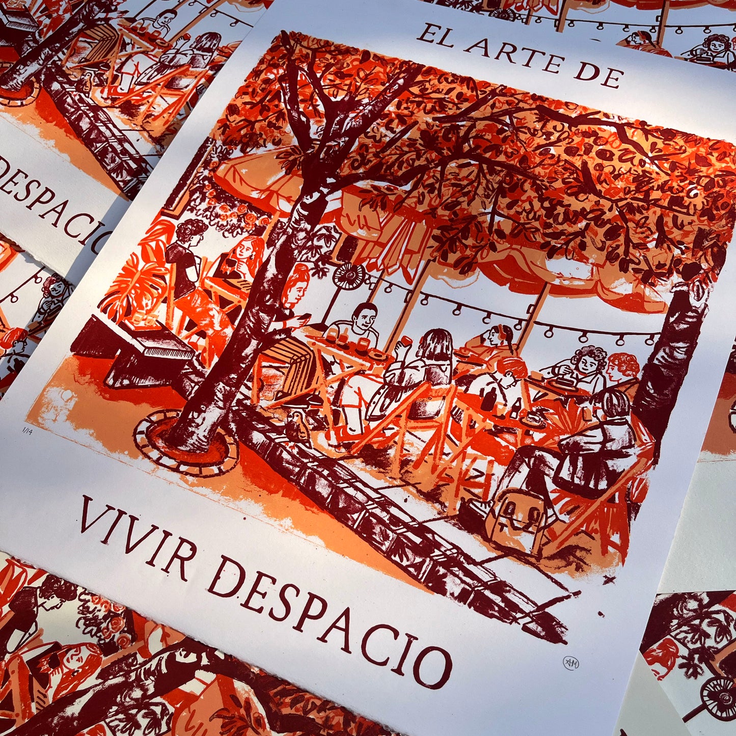 El arte de vivir despacio - Original Limited Edition Screen Prints